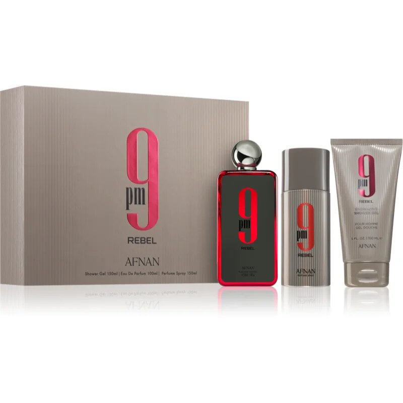 Afnan 9 PM Rebel set cadou unisex
