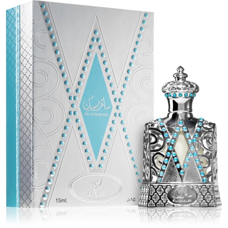 Afnan Silver Musk ulei parfumat unisex 15 ml
