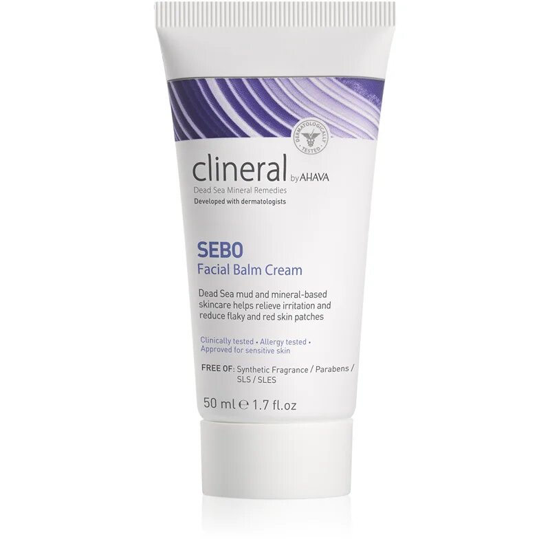 Ahava Clineral SEBO crema de fata calmanta si racoritoare cu efect de hidratare 50 ml