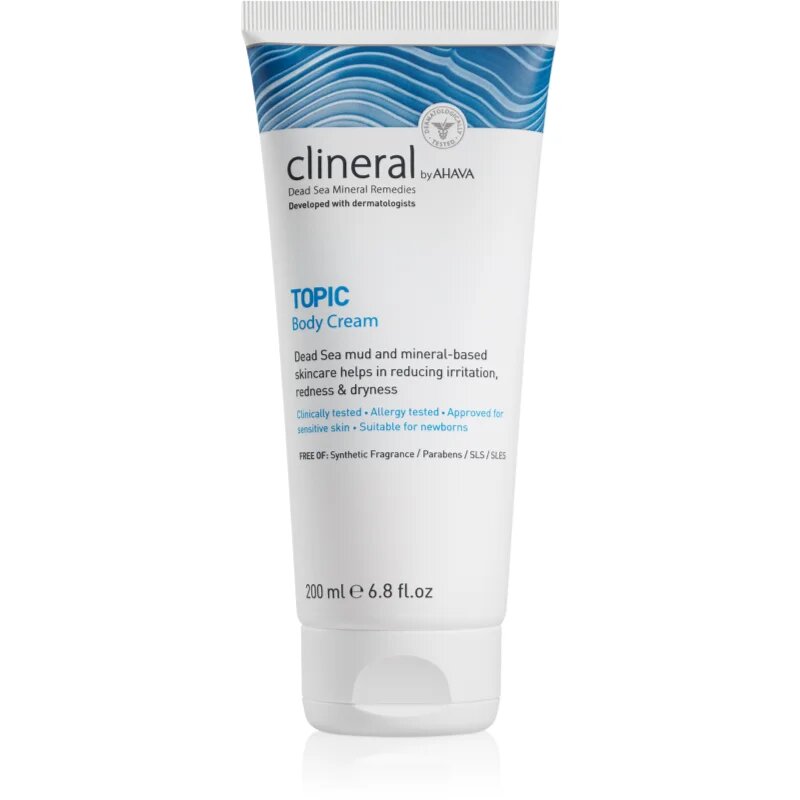 Ahava Clineral TOPIC crema de corp cu efect de calmare pentru piele atopica 200 ml