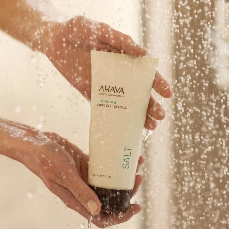 Ahava Dead Sea Salt sapun lichid din Marea Moarta efect regenerator 200 ml