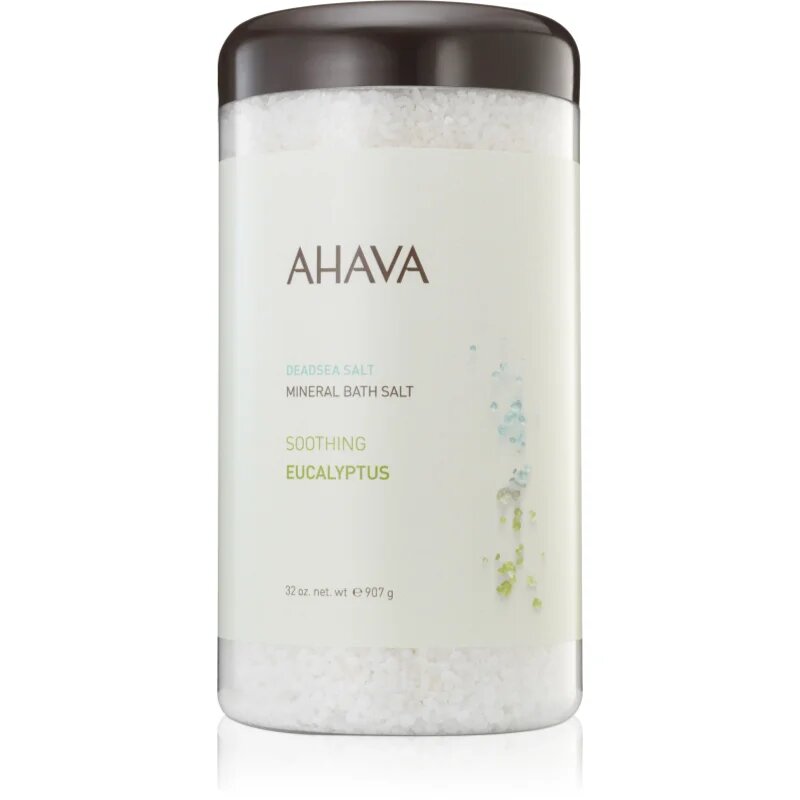 Ahava Dead Sea Salt Soothing Eucalyptus sare de baie cu minerale din Marea Moarta 907 g