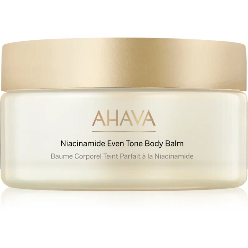 Ahava Niacinamide Even Tone Body Balm balsam pentru corp pentru luminozitate si hidratare 220 ml