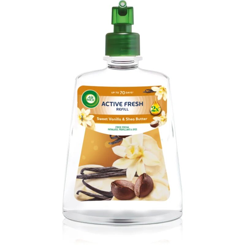 Active Fresh Sweet Vanilla & Shea Butter odorizant de camera rezervă 228 ml