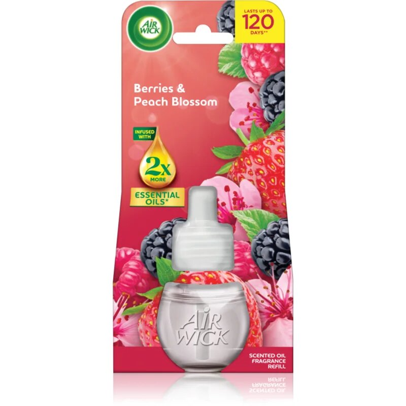 Air Wick Berries & Peach Blossom rezervă pentru difuzorul electric 19 ml