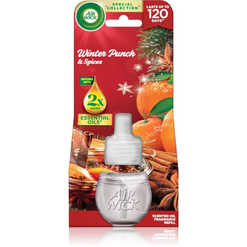Air Wick Winter Punch Winter Punch & Spices odorizant electric rezervă 19 ml