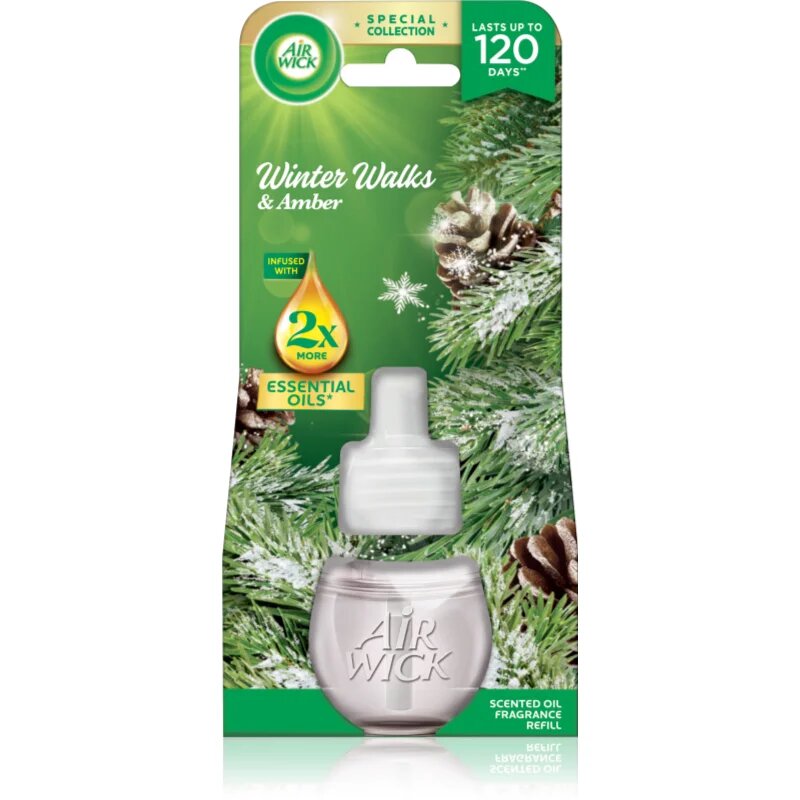 Air Wick Winter Walks&Amber rezervă pentru difuzorul electric 19 ml