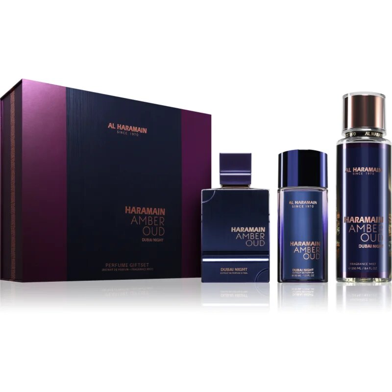 Al Haramain Amber Oud Dubai Night set cadou unisex 1 buc