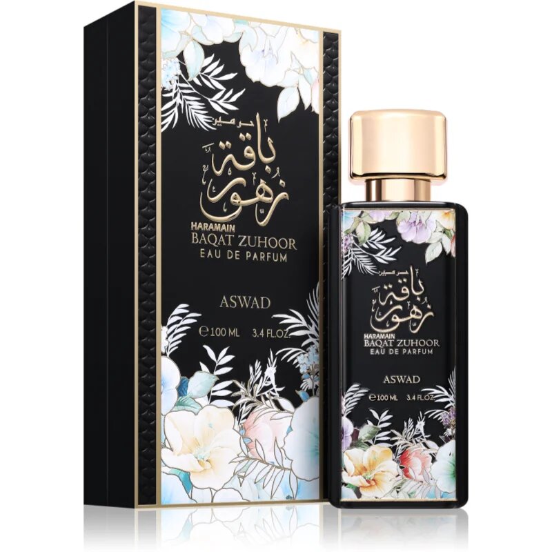 Al Haramain Baqat Zuhoor Aswad Eau de Parfum pentru bărbați 100 ml