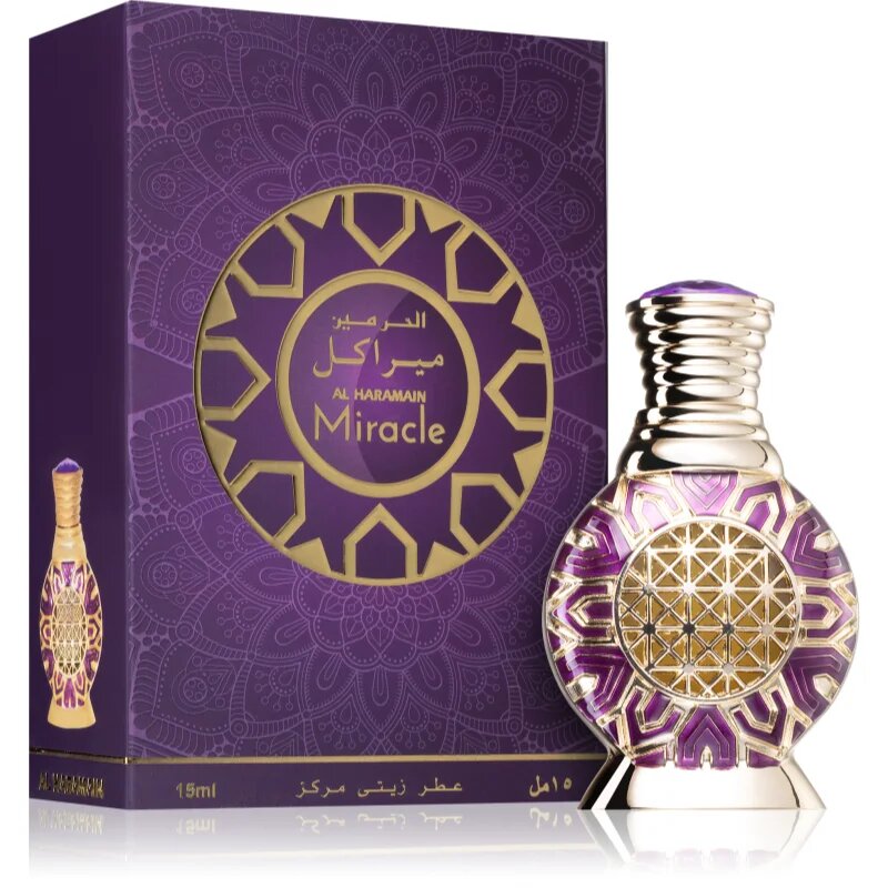 Al Haramain Miracle ulei parfumat unisex 15 ml