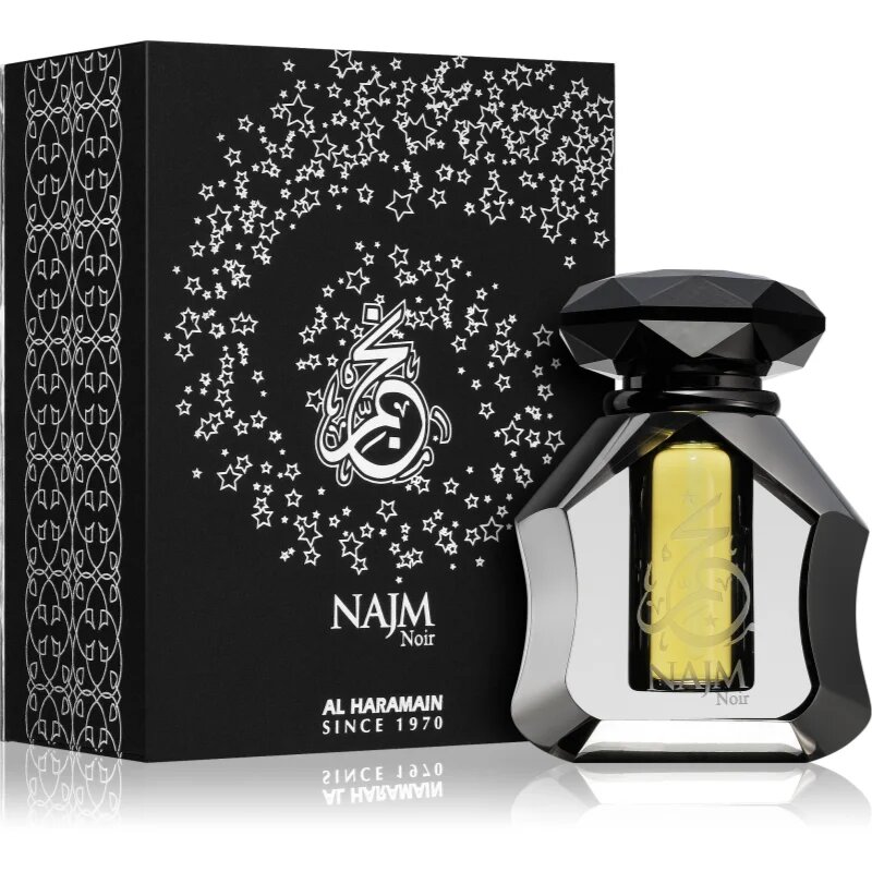 Al Haramain Najm Noir ulei parfumat unisex 18 ml