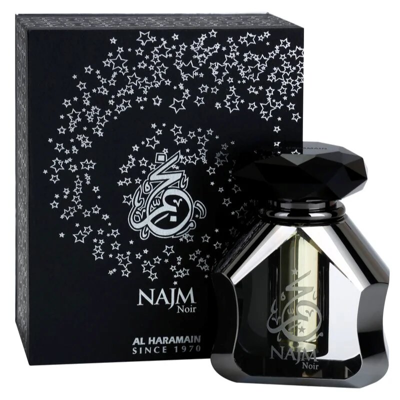 Al Haramain Najm Noir ulei parfumat unisex 18 ml