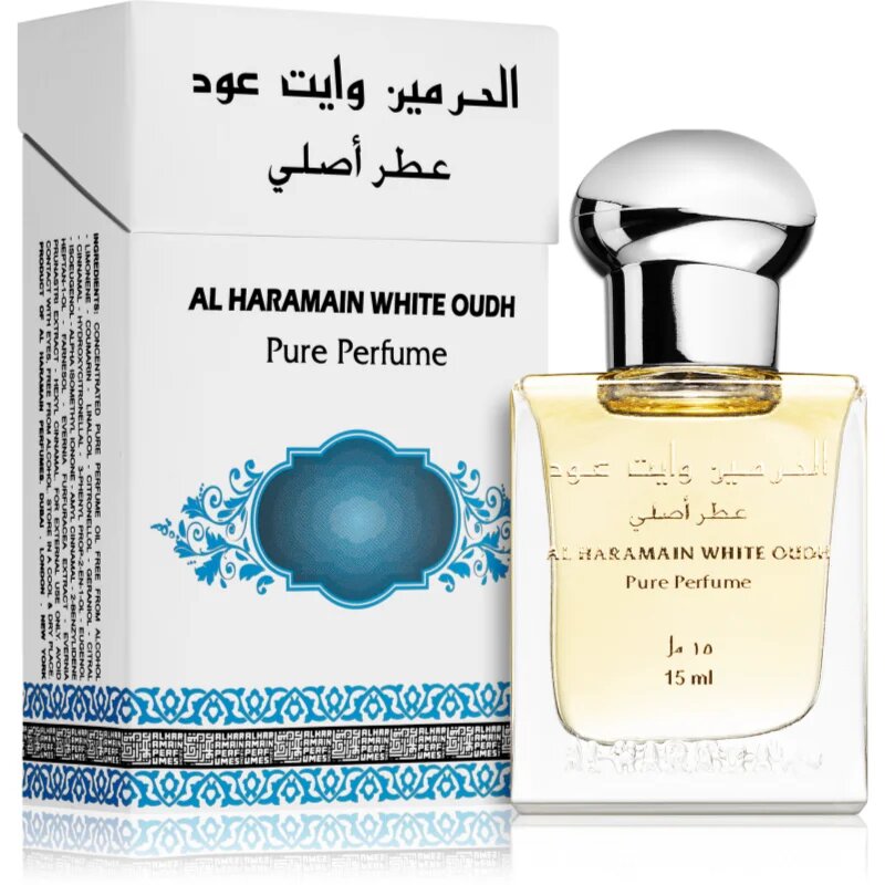 Al Haramain White Oudh ulei parfumat unisex 15 ml