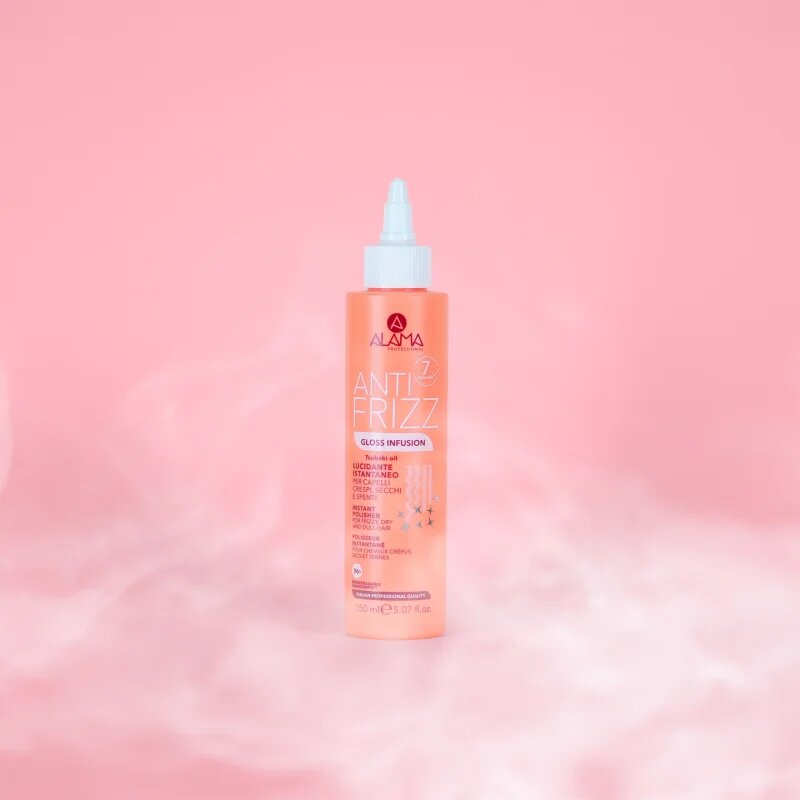 Alama Professional Anti Frizz Gloss Infusion ser fara clatire pentru un par stralucitor si catifelat 150 ml