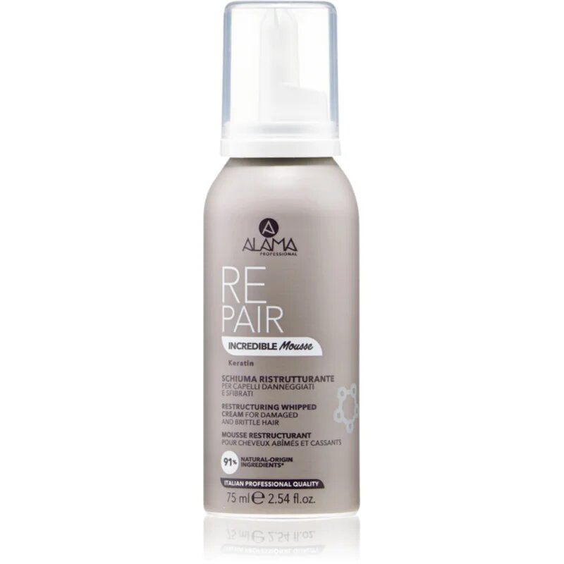 Alama Professional Repair Incredible Mousse spuma tratament pentru par deteriorat 75 ml
