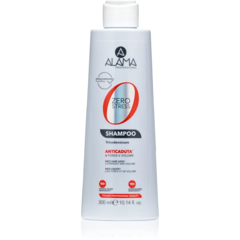 Alama Professional Zero Stress Anti-Hair Loss Shampoo șampon impotriva caderii parului 300 ml