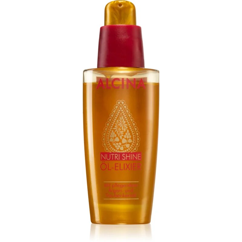 Alcina Nutri Shine ulei elixir pentru păr strălucitor și elegant 50 ml