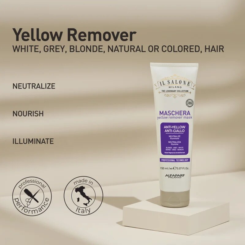 Alfaparf Milano Il Salone Milano Anti-yellow masca neutralizeaza tonurile de galben 150 ml