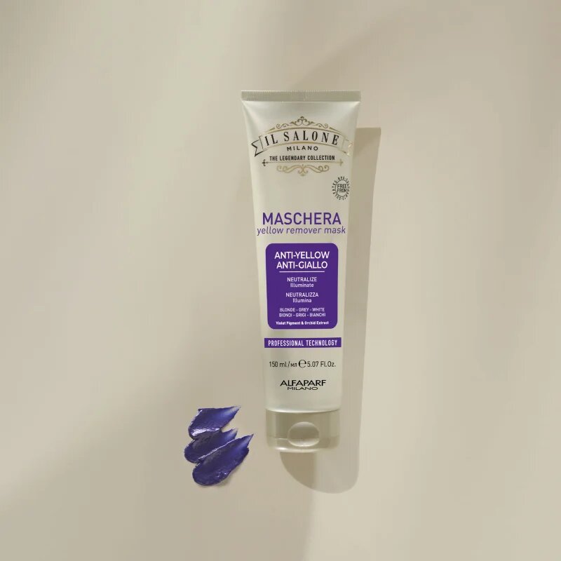 Alfaparf Milano Il Salone Milano Anti-yellow masca neutralizeaza tonurile de galben 150 ml