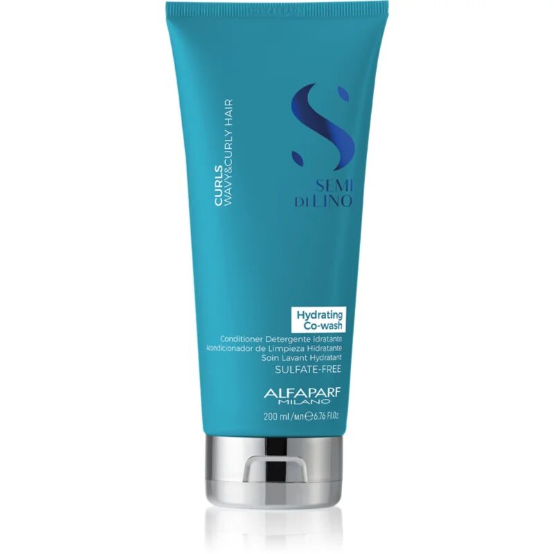 Alfaparf Milano Semi Di Lino Curls balsam co-wash pentru păr creț 200 ml