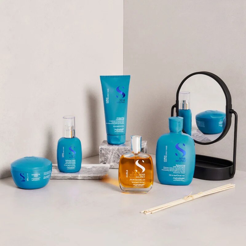 Alfaparf Milano Semi Di Lino Curls balsam pentru păr creț 200 ml