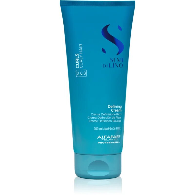 Alfaparf Milano Semi Di Lino Curls Defining Cream crema pentru definire pentru păr creț 200 ml