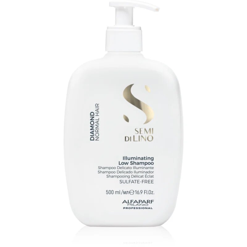 Alfaparf Milano Semi di Lino Diamond Illuminating sampon pentru stralucire pentru par normal 500 ml