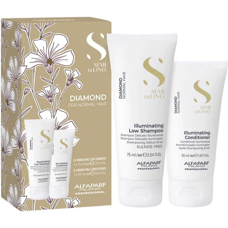 Semi di Lino Diamond Minisize Kit Set de călătorii pentru o stralucire puternica