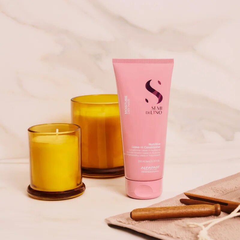 Alfaparf Milano Semi di Lino Moisture balsam (nu necesita clatire) pentru par uscat 200 ml