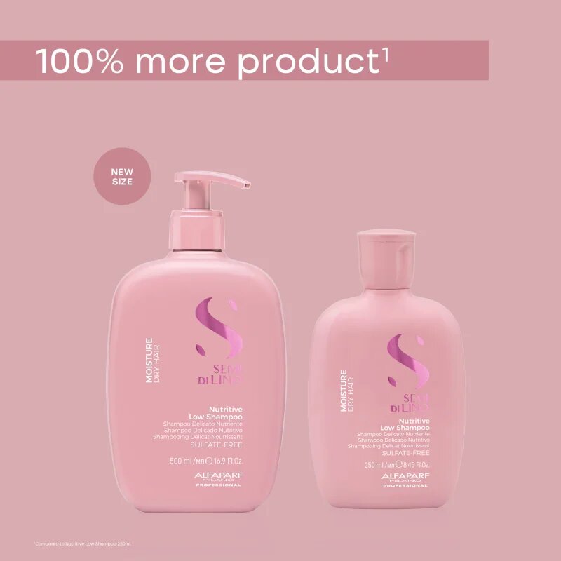 Alfaparf Milano Semi di Lino Moisture șampon pentru par uscat 500 ml