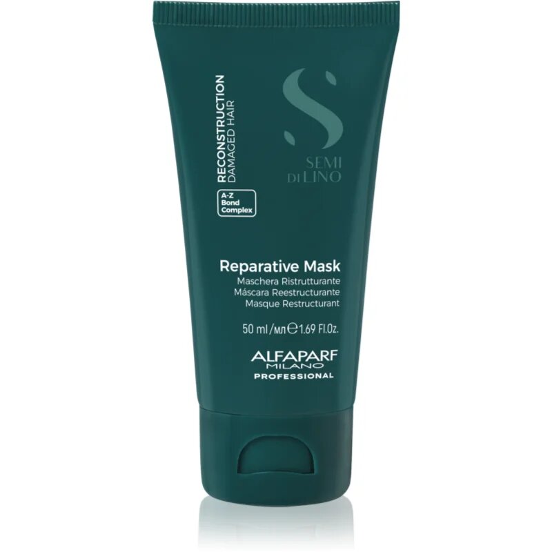 Alfaparf Milano Semi di Lino Reconstruction Reparative Mask masca regeneratoare pentru par deteriorat 50 ml