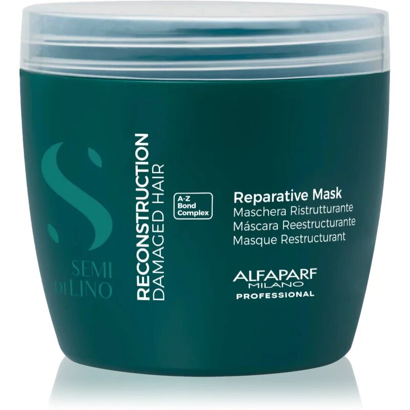 Alfaparf Milano Semi di Lino Reconstruction Reparative Mask masca regeneratoare pentru par deteriorat 500 ml