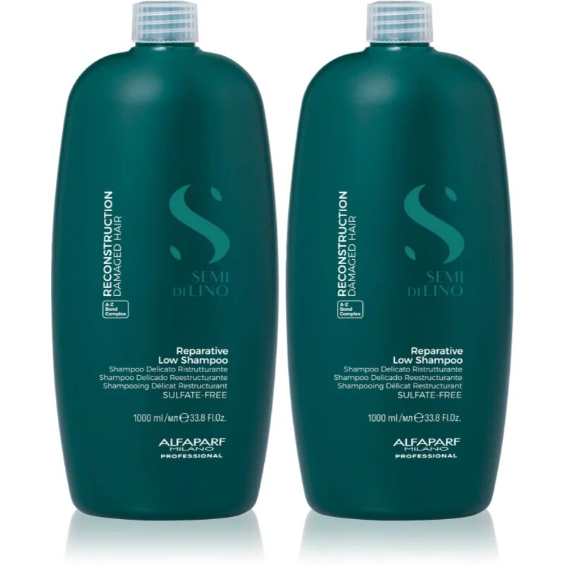 Alfaparf Milano Semi di Lino Reconstruction Shampoo duo Kit set pentru par deteriorat