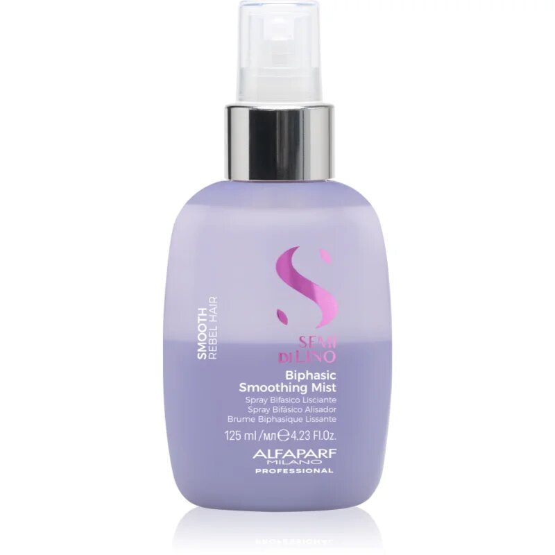 Alfaparf Milano Semi di Lino Smooth Biphasic Smoothing Mist tratament bifazic pentru păr 125 ml