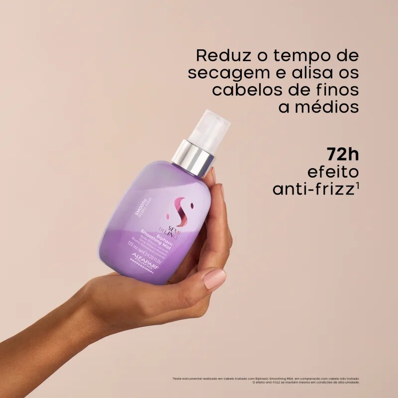 Alfaparf Milano Semi di Lino Smooth Biphasic Smoothing Mist tratament bifazic pentru păr 125 ml