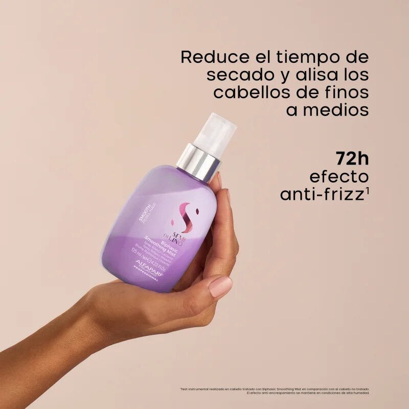 Alfaparf Milano Semi di Lino Smooth Biphasic Smoothing Mist tratament bifazic pentru păr 125 ml