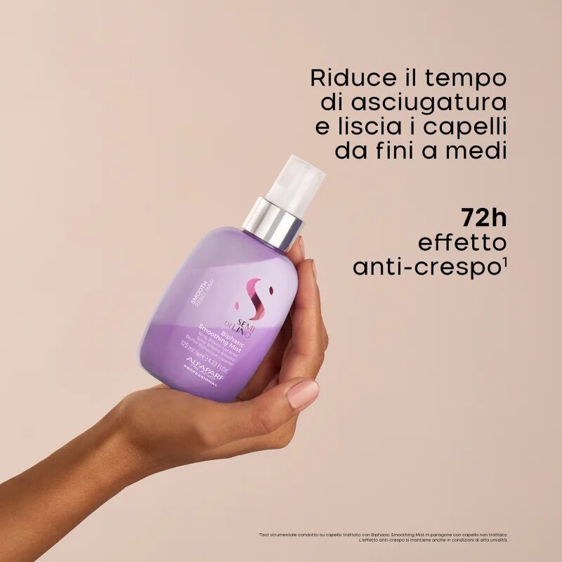 Alfaparf Milano Semi di Lino Smooth Biphasic Smoothing Mist tratament bifazic pentru păr 125 ml