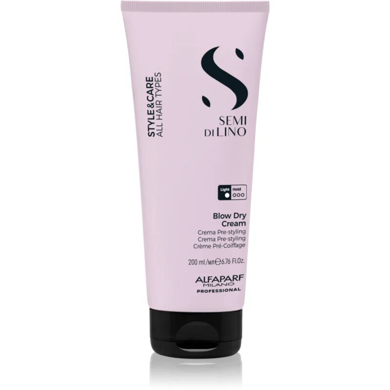 Semi di Lino Style&Care Blow Dry Cream cremă protectoare pentru accelerarea uscării prin suflare pentru toate tipurile de păr 200 ml
