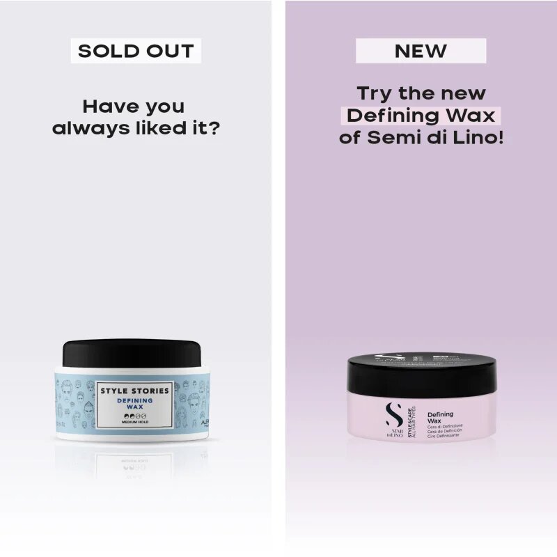 Alfaparf Milano Semi di Lino Style&Care Defining wax ceară modelatoare pentru definire si modelare 75 ml