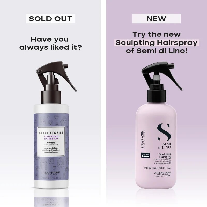 Alfaparf Milano Semi di Lino Style&Care Sculpting hairspay fixativ cu fixare puternică 250 ml