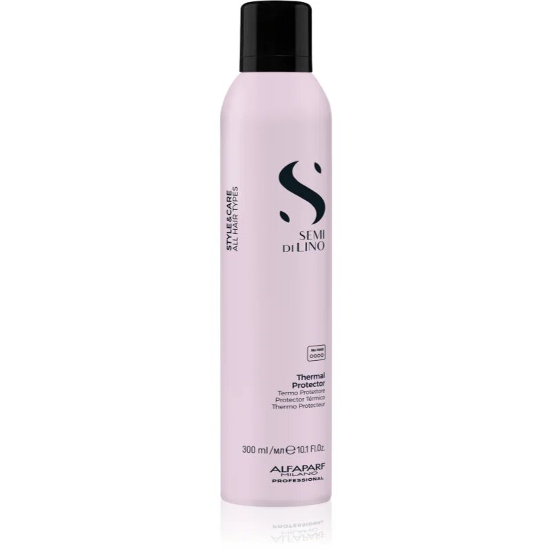 Alfaparf Milano Semi di Lino Style&Care Thermal Protector spray protector pentru modelarea termica a parului cu filtru UV 300 ml