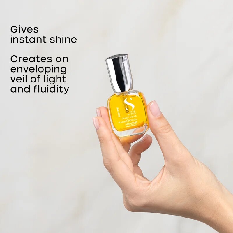 Alfaparf Milano Semi di Lino Sublime Cristalli ulei hidratant pentru un par stralucitor si catifelat White Box 15 ml