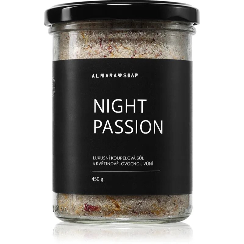 Almara Soap Bath Salt sare de baie relaxanta cu parfum Night Passion 450 g