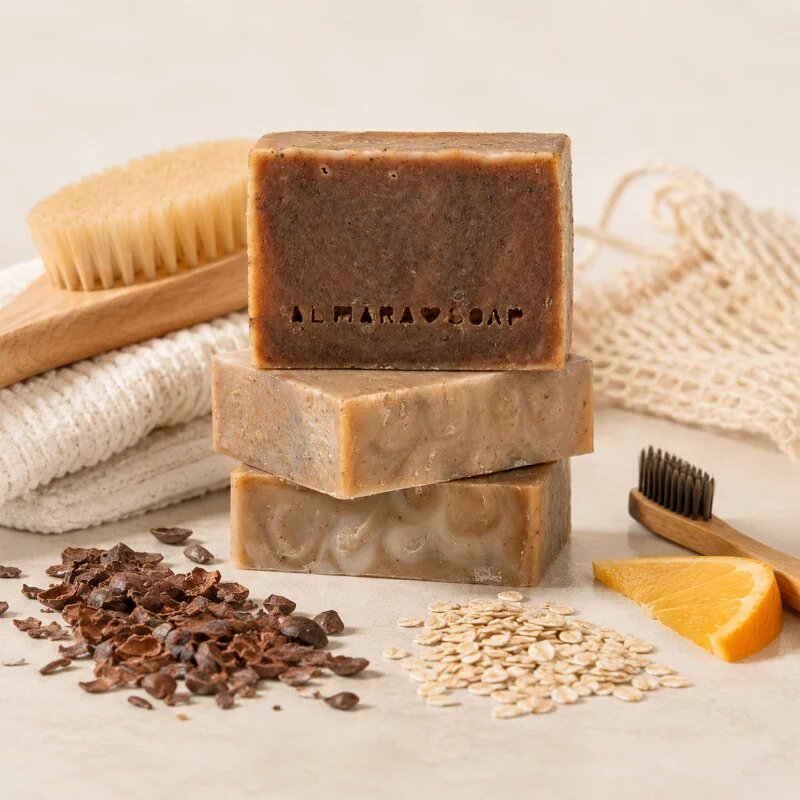Almara Soap Fancy Cocoa & Orange sãpun lucrat manual 90 g