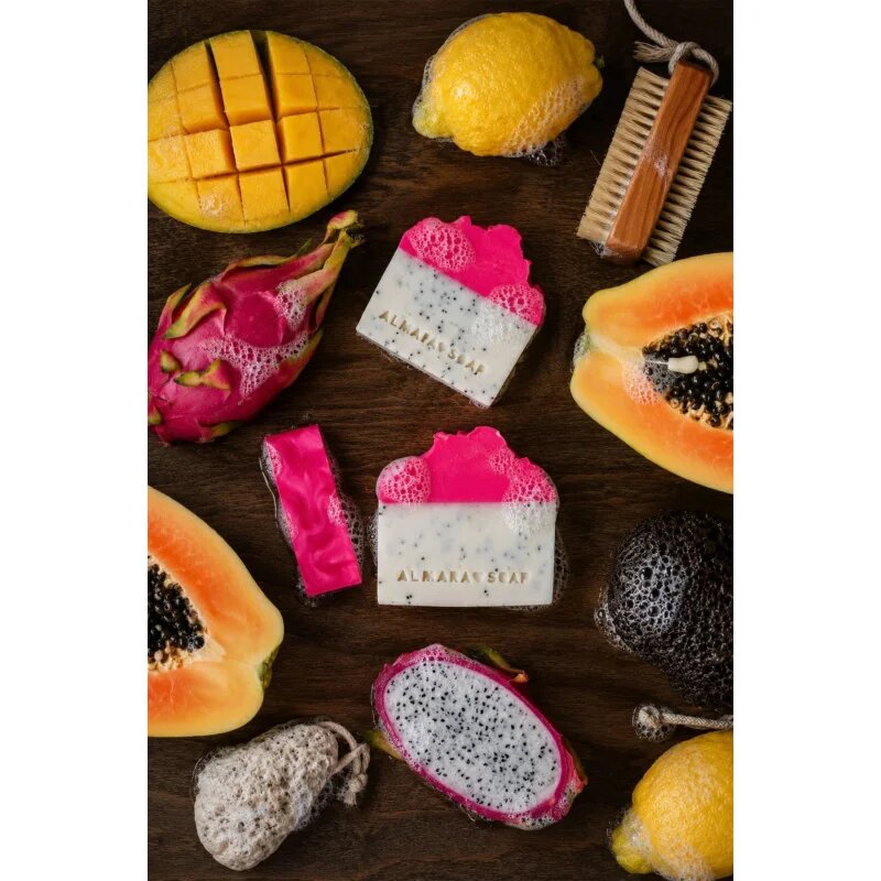 Almara Soap Fancy Tropical Neon sãpun lucrat manual 100 g