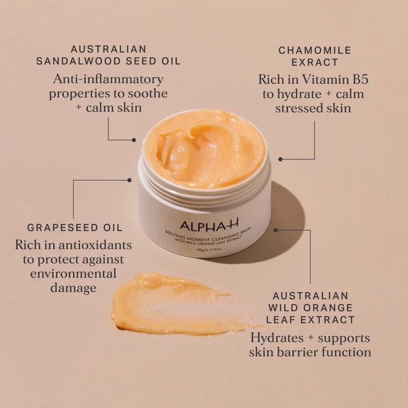 Alpha-H Melting Moment Cleansing Balm lapte de curatare hidratant si hranitor 90 g