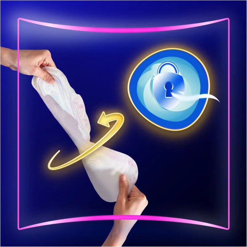 Always Platinum Secure Night Size 4 absorbante 10 buc