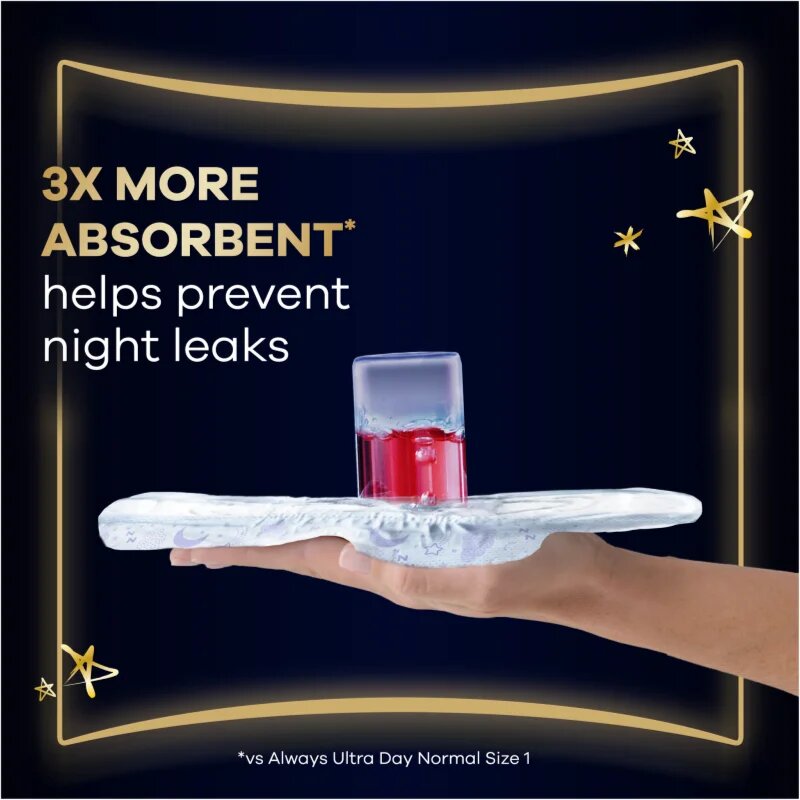Always Ultra Secure Night Extra Size 5 absorbante pentru noapte 32 buc