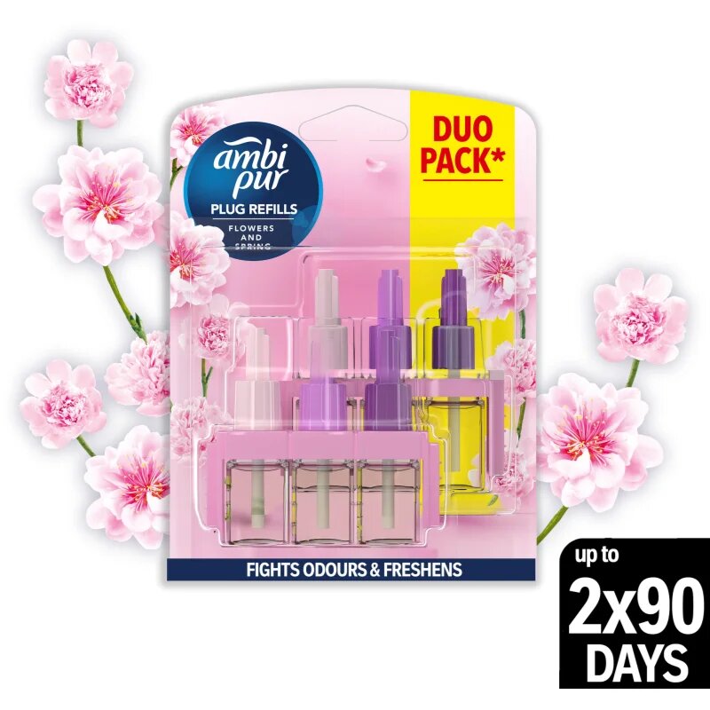 AmbiPur 3volution Flowers&Spring rezervă de reumplere 2x20 ml