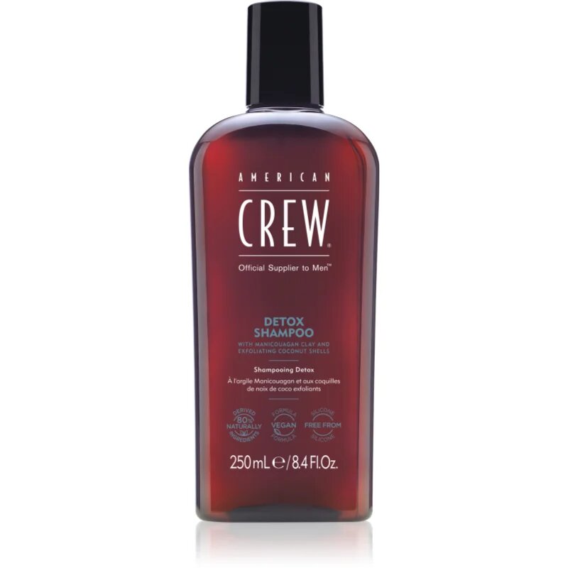 American Crew Detox Shampoo șampon pentru păr pentru bărbați 250 ml